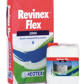 Еластична полімерцементна гідроізоляція Revinex Flex 2006 34 кг