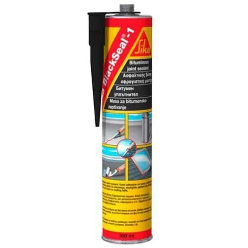 Покрівельний бітумний герметик Sika BlackSeal-1